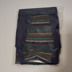 Vtg Rare Men's Multicolor Striped Briefs Sz Small